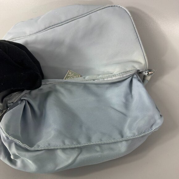 Authentic Prada Pochette Shouler Bag Tessuto Small - Picture 11 of 14